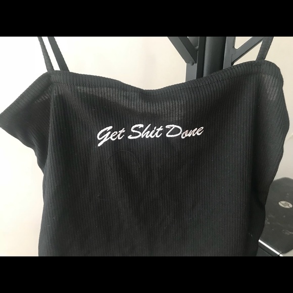 Get shit done crop top🖤 - Picture 5 of 5